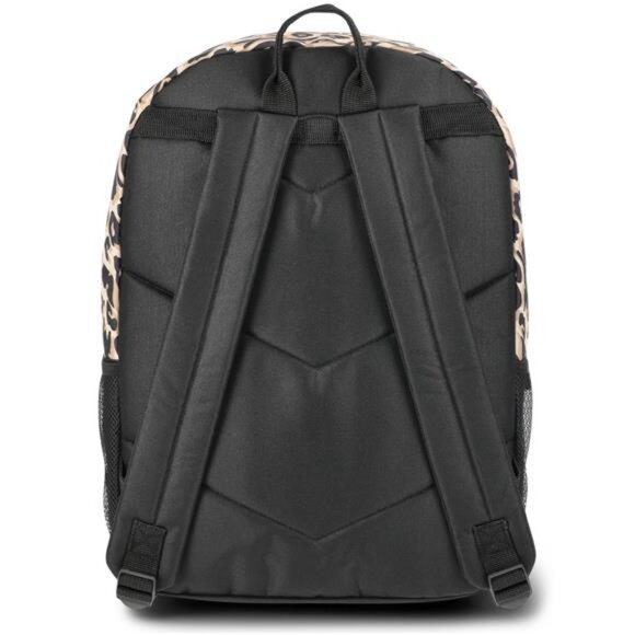 Girls' 16" Leopard Spots Backpack, Black - Picture 2 of 5